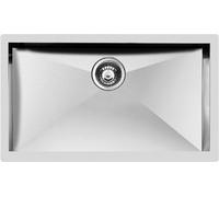 Foster Vasca Quadra 710 Rag.S/Top Inox - 1217850 Lavello Incasso | Acciaio inox, vasca squadrata, spessore maggiorato