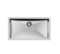 Foster 1218850 Quadra Lavello SOTTOTOP 1 vasca, inox Spazzolato, 85x50,5x20 cm