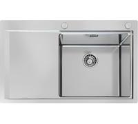 FOSTER 1250051 LAVELLO INOX 1 VASCA DX FILO TOP MASTER 86 CM