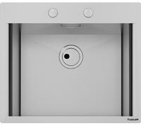 Foster Lavello New Wave 1410000 1 vasca semifilo Filotop acciaio inox 60x52 cm