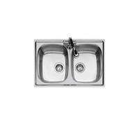 FOSTER 1886560 LAVELLO DA INCASSO BASE SOTTOLAVELLO 2 VASCHE INOX - PROMO