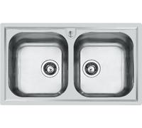 FOSTER 1974060 LAVELLO 2 VASCHE FM STD INOX 86 CM