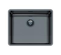 Foster Lavello a una vasca 2155 856 finitura acciaio PVD gun metal da 54x44 cm