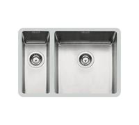 Foster lavello a due vasche sotttotop serie KE - R 15 cod. 2202 851 2202851 versione DX con vasca grande a DX