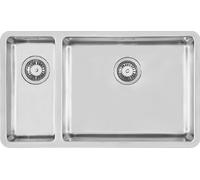 FOSTER 2204851 LAVELLO 2 VASCHE KE SPAZZOLATO ST INOX 76 CM