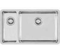 Foster lavello a due vasche sotttotop serie KE - R 15 cod. 2204 852 2204852 versione SX con vasca grande a SX