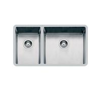 FOSTER 2205850 LAVELLO 2 VASCHE KE R15 ST INOX 80 CM