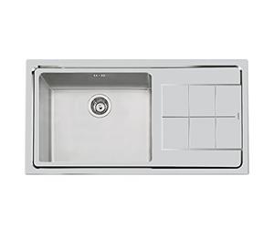 Foster 2263052 KE 98 1V SF Rettangolare Acciaio inossidabile