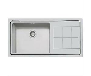 FOSTER 2263052 LAVELLO 1 VASCA A SX CON GOCCIOLATOIO KE SF ACCIAIO INOX 98,3 CM