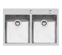 FOSTER 2279050 LAVELLO 2 VASCHE KE Q4 INOX 77 CM