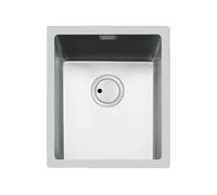 FOSTER Vasca filotop/sopratop, S4001, Acciaio inox satinato, 380x440 mm - 3353050