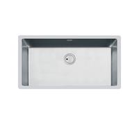 FOSTER Lavello 1 vasca 800x400 mm, modello S4001, Base 90 cm, Acciaio satinato, sopratop/filotop - 3358 050