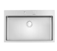 FOSTER 3367050 Lavello 1 vasca 86x52cm S4001 Filotop-sopratop Acciaio