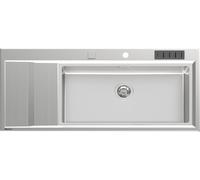 Foster 4504051 Stripe Lavello semifilo 1 vasca dx e gocciolatoio sx cm 117 x ...