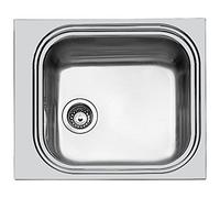 PRONTA CONSEGNA - Foster Lavello a una vasca 1511 001 finitura acciaio inox da 59x50 cm - Vasca a destra