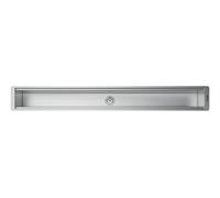 Foster Canale attrezzato 3025 801 finitura acciaio inox da 87x11 cm