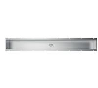 FOSTER Canale attrezzato a incasso, 113,8x17cm, Sottotop, Acciaio Satinato - 3026880