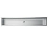 FOSTER Canale attrezzato a incasso, 52x12cm, Sopratop/Filotop, Acciaio Satinato - 3025800