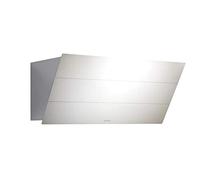 Foster - Cappa a parete FL Slim 2450 190 finitura vetro temperato white e acciaio satinato da 90cm