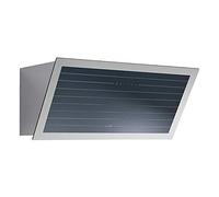 Foster - Cappa a parete Stripe 2450 090 finitura vetro black mirror e acciaio satinato da 90cm