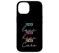 Foster Care Hope Love Famiglia abbinata per l"adozione dei genitori Custodia per iPhone 14