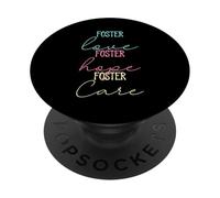 Foster Care Hope Love Famiglia abbinata per l"adozione dei genitori PopSockets PopGrip Adesivo