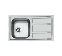 Foster Fm 1Vsx+Sc.B8 Marine - 1971962 Lavello Sopratop | 1 vasca, Gocciolatoio sinistro, Acciaio inox