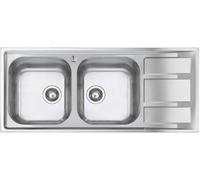 FOSTER 1972062 - LAVELLO FM 2 vasche SX + SC. INOX
