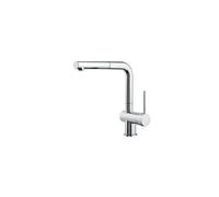 Foster Gamma C/Doc.Crom.New - 8483001 Miscelatore Lavello | monocomando, Canna girevole e bocca estraibile, Canna girevole, Base d'appoggio 50 mm