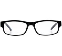 Foster Grant Occhiali da lettura Glasgow nero lucido con ingrandimento multiplo, Nero lucido, + 1.00 Magnification