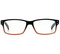 Foster Grant Occhiali da lettura "Tamigi", nero e marrone, ingrandimento multiplo, Da nero a marrone, +2.00 Magnification