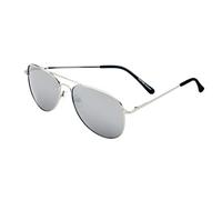 Foster Grant Occhiali da sole da uomo AVI SLVR, punta argento/nera, taglia unica