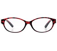 Foster Grant Reading Glasse's Parigi, Rosso traslucido, +3.00 Magnification