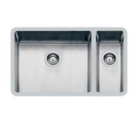 Foster lavello a due vasche sotttotop serie KE - R 15 cod. 2204 852 2204852 versione SX con vasca grande a SX