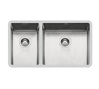 FOSTER 2205850 LAVELLO 2 VASCHE KE R15 ST INOX 80 CM