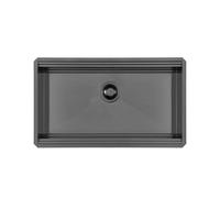 FOSTER Lavello Milanello 1 vasca sottotop 790x466 mm, Gun Metal - 1034 856