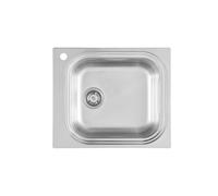 PRONTA CONSEGNA - Foster Lavello a una vasca 1511 001 finitura acciaio inox da 59x50 cm - Vasca a destra