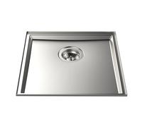 Foster Lavello a una vasca 5554 340 finitura acciaio inox da 43x43 cm