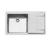 Foster 2280 052 2280052 Lavello incasso semifilo cm. 87 - acciaio spazzolato 1 vasca a sinistra