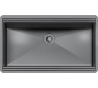 FOSTER Lavello Cucina 1 Vasca Sottotop Larghezza 79 cm materiale Acciaio Inox colore Canna di Fucile - 1034 856 Milanello Workstation