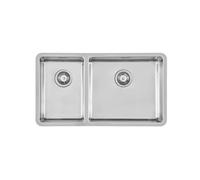 FOSTER 2205850 LAVELLO 2 VASCHE KE R15 ST INOX 80 CM