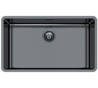 Foster Vasca Sottotop Ke Gun Metal 2157 856 Finitura Gun Metal da 75x44cm