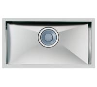 Foster Vasca Sottotop Quadra 1218 897 Finitura Spazzolato da 85x50,5cm