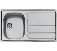 Foster Lavello S1000 a Incasso, 86x50cm, 1 vasca a sx, Acciaio Satinato - 1186162