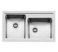 FOSTER Lavello S4000, 2 Vasche, 90 cm, Acciaio Inossidabile - 4385 050 FUORI PRODUZIONE