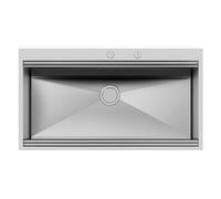 Foster Lavello una vasca 1017 050 finitura acciaio inox da 102.4x56 cm