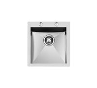 Foster Lavello una vasca 1205 050 finitura acciaio inox da 47.9x51 cm