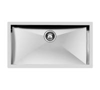 Foster Lavello una vasca 1218 850 finitura acciaio inox da 85x45 cm