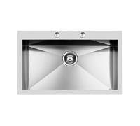 Foster Lavello una vasca 1229 050 finitura acciaio inox da 82.5x50.3 cm
