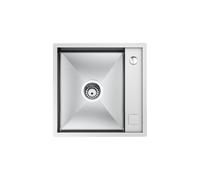 Foster Lavello una vasca 1236 050 finitura acciaio inox da 44x44 cm